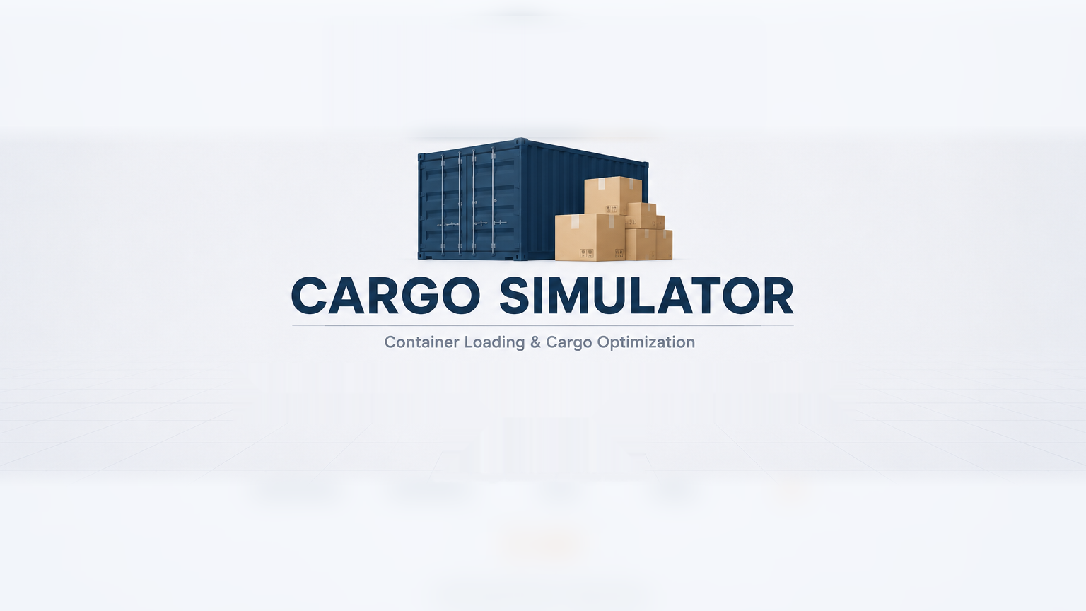 Container & pallet loading · CBM calculation · loading status review